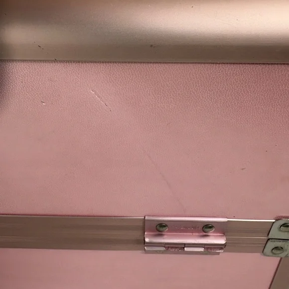 Sephora Professional Pink Metro Travel Train Hard Case Cosmetic Organizer W/KEY - Picture 10 of 16